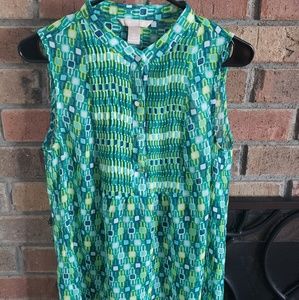 Sleeveless Banana Republic Blouse Sz M